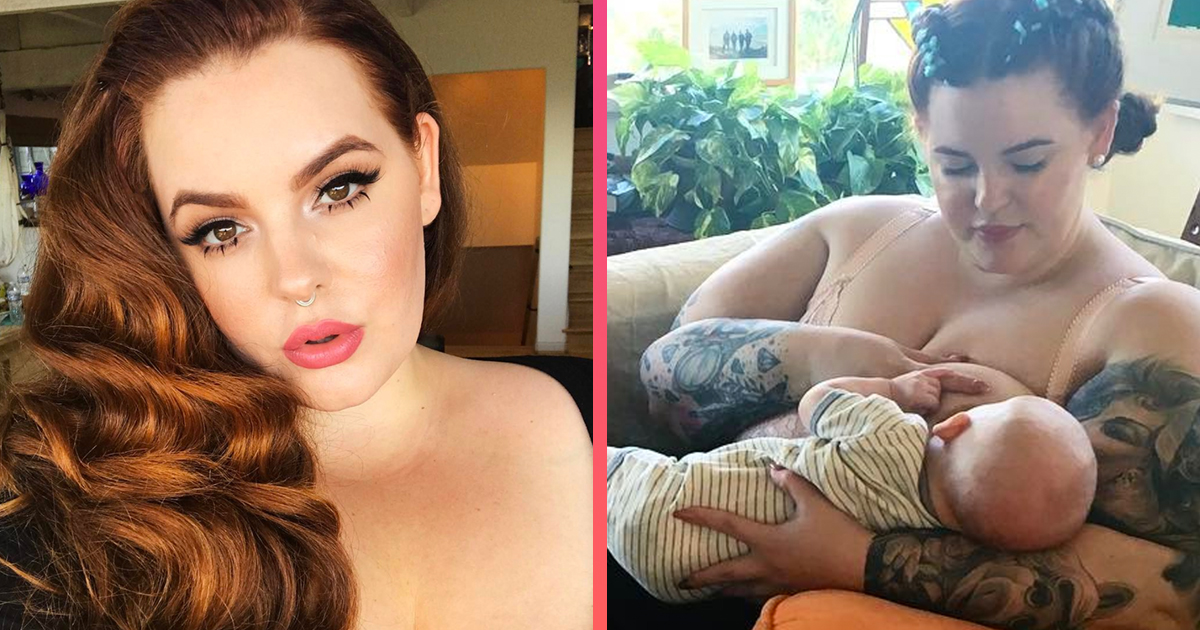 Plus-size model Tess Holliday posted a naked photo to make 